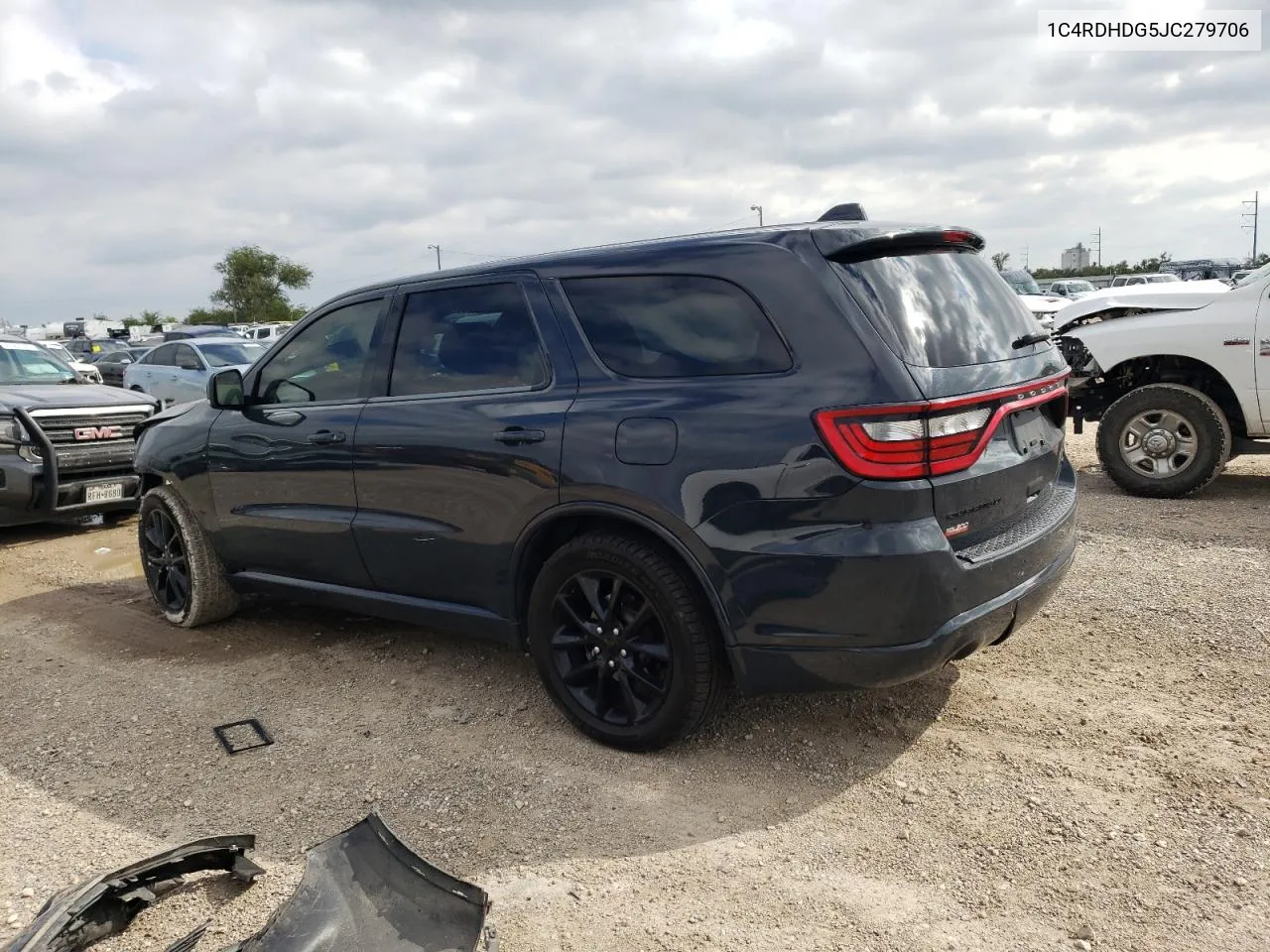 2018 Dodge Durango Gt VIN: 1C4RDHDG5JC279706 Lot: 73334084