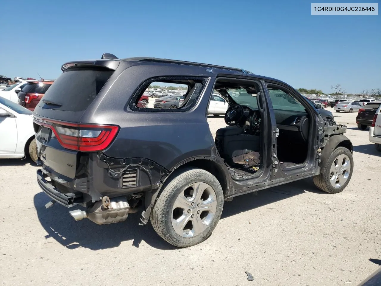 2018 Dodge Durango Gt VIN: 1C4RDHDG4JC226446 Lot: 73335464