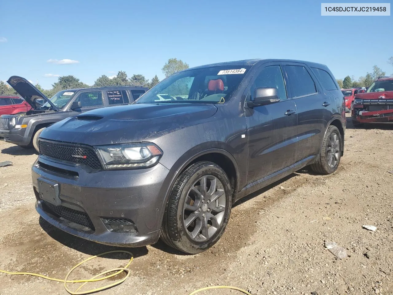 2018 Dodge Durango R/T VIN: 1C4SDJCTXJC219458 Lot: 73514384