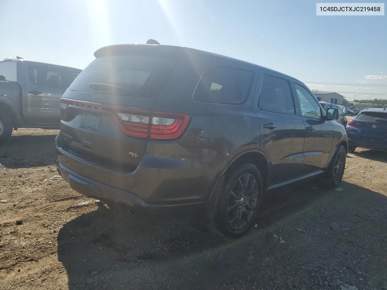 2018 Dodge Durango R/T VIN: 1C4SDJCTXJC219458 Lot: 73514384