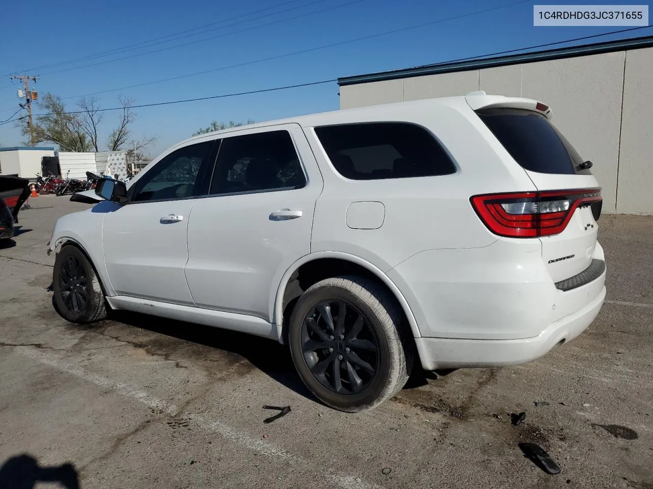 2018 Dodge Durango Gt VIN: 1C4RDHDG3JC371655 Lot: 73585204