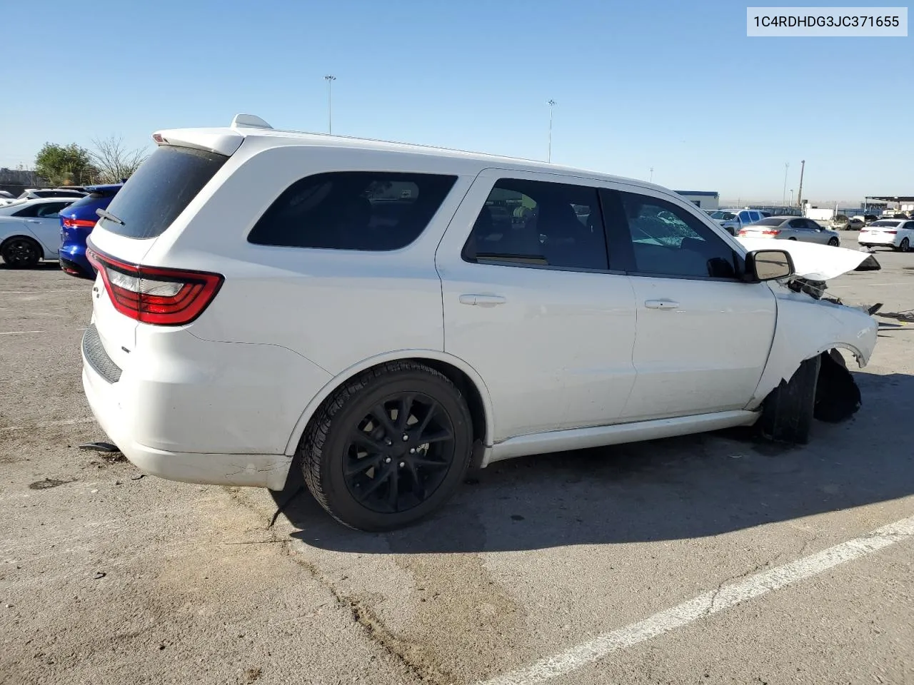 2018 Dodge Durango Gt VIN: 1C4RDHDG3JC371655 Lot: 73585204