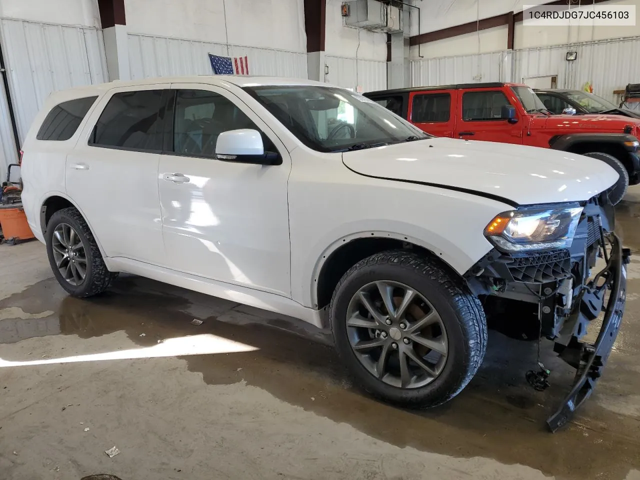 1C4RDJDG7JC456103 2018 Dodge Durango Gt