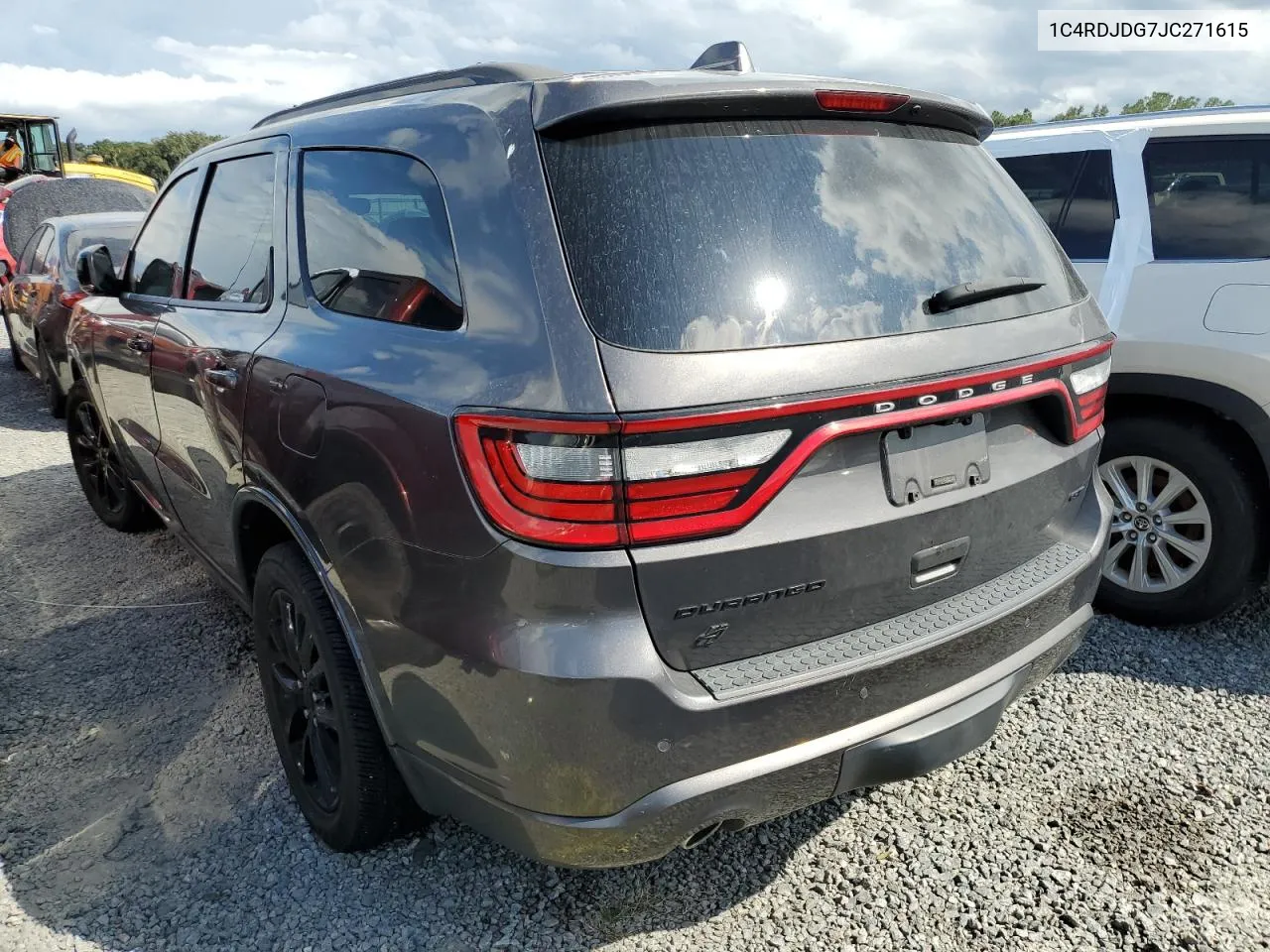 2018 Dodge Durango Gt VIN: 1C4RDJDG7JC271615 Lot: 73893454