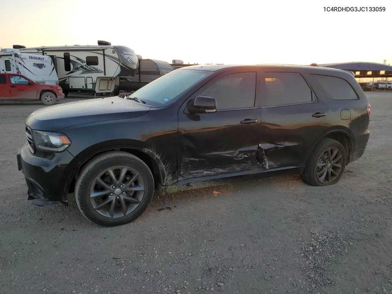 2018 Dodge Durango Gt VIN: 1C4RDHDG3JC133059 Lot: 74021654