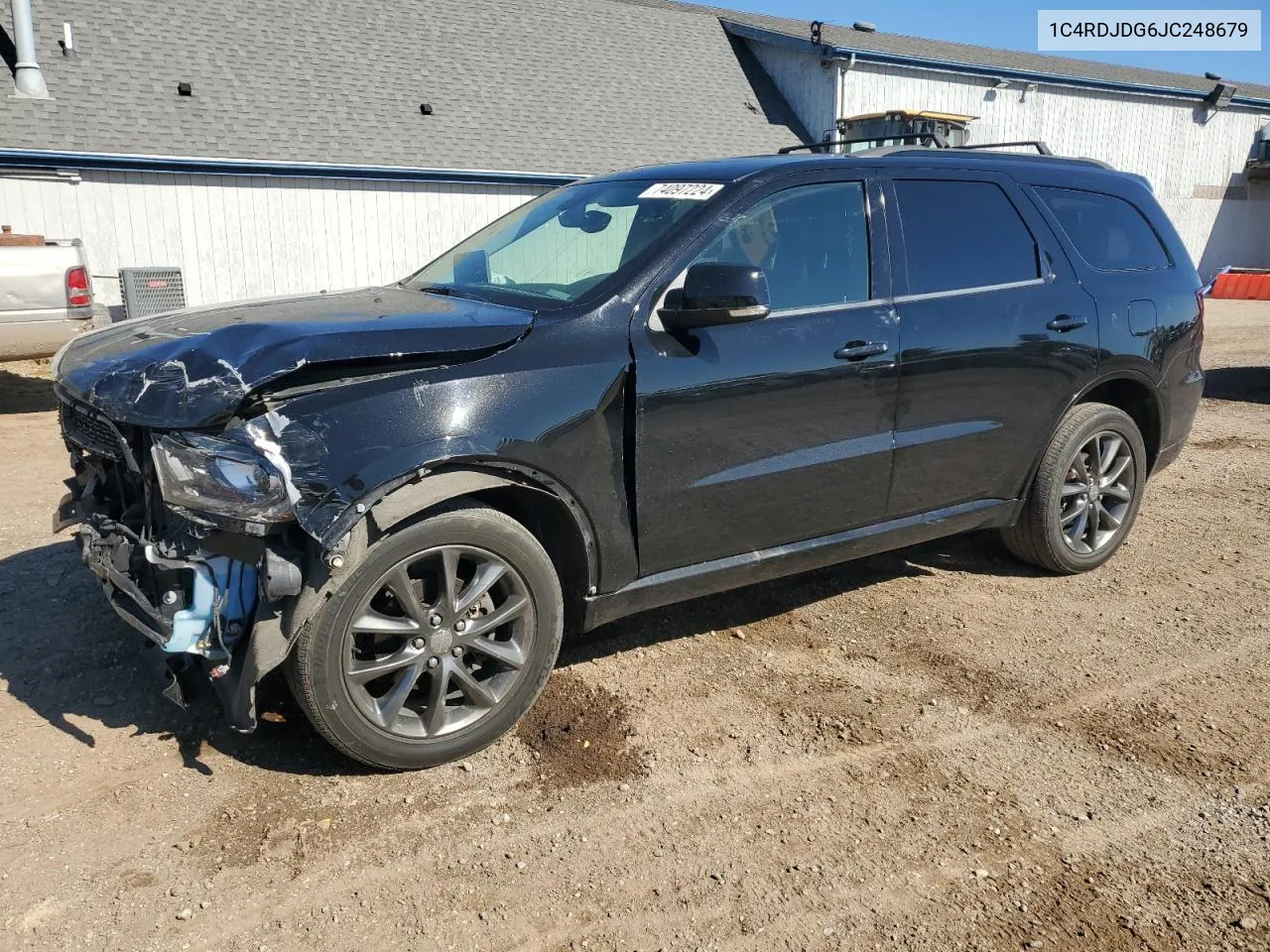 2018 Dodge Durango Gt VIN: 1C4RDJDG6JC248679 Lot: 74097224