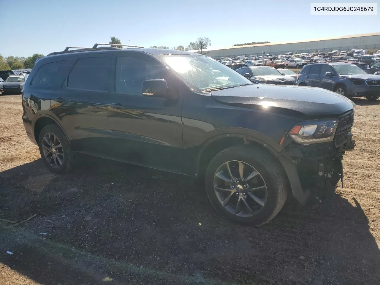 1C4RDJDG6JC248679 2018 Dodge Durango Gt