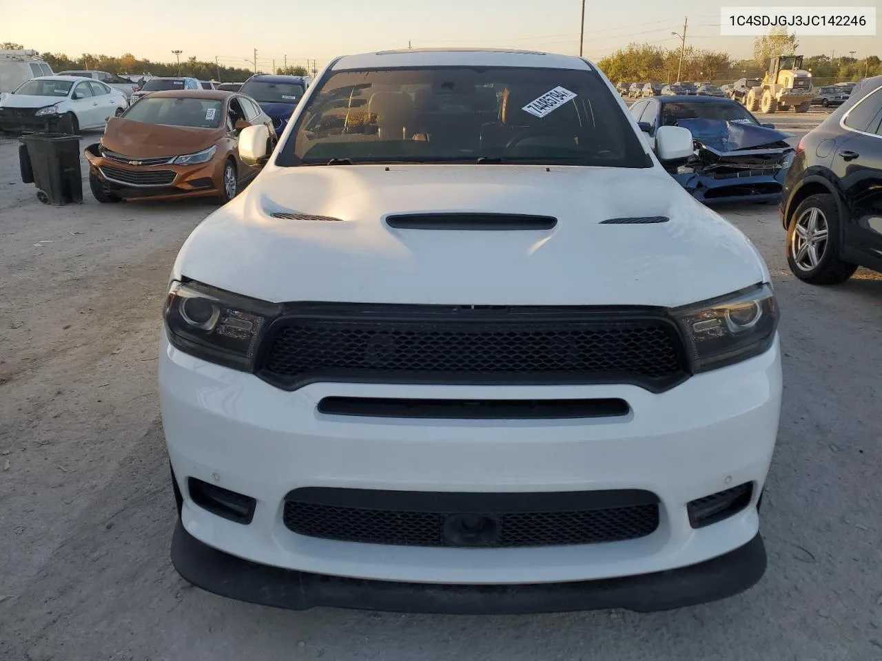 2018 Dodge Durango Srt VIN: 1C4SDJGJ3JC142246 Lot: 74485794