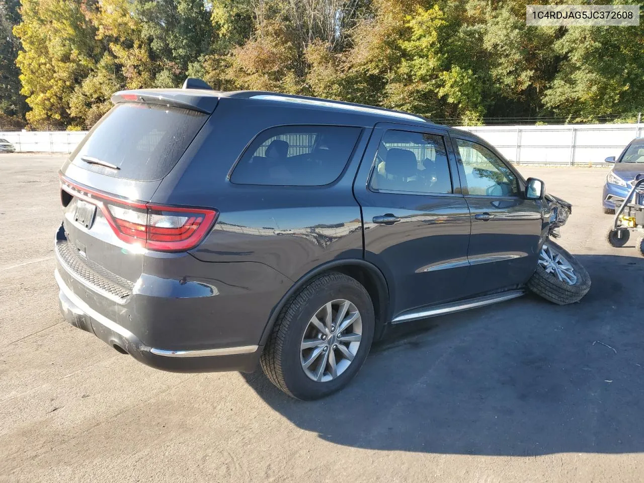 2018 Dodge Durango Sxt VIN: 1C4RDJAG5JC372608 Lot: 74504154