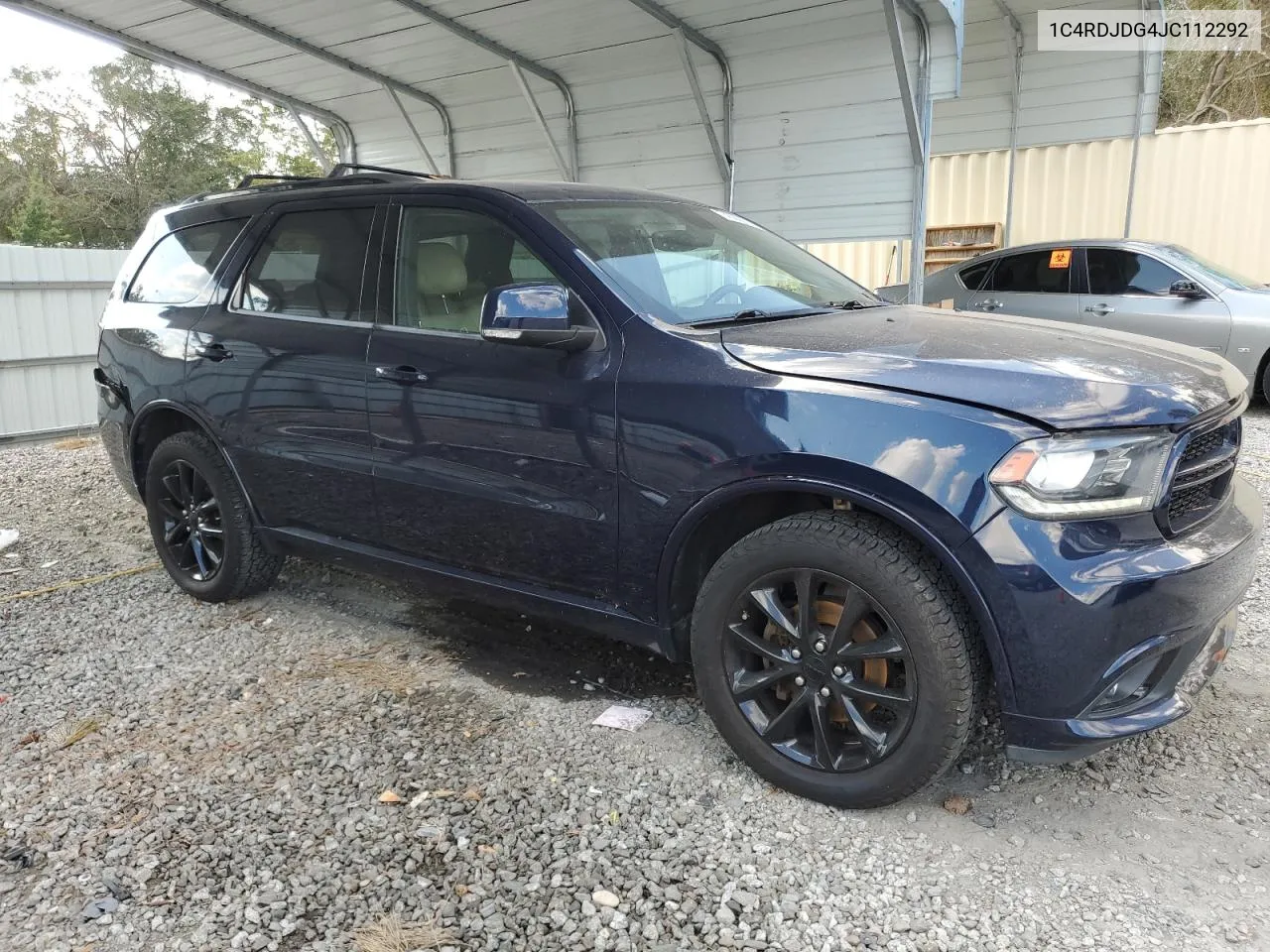 2018 Dodge Durango Gt VIN: 1C4RDJDG4JC112292 Lot: 74635674