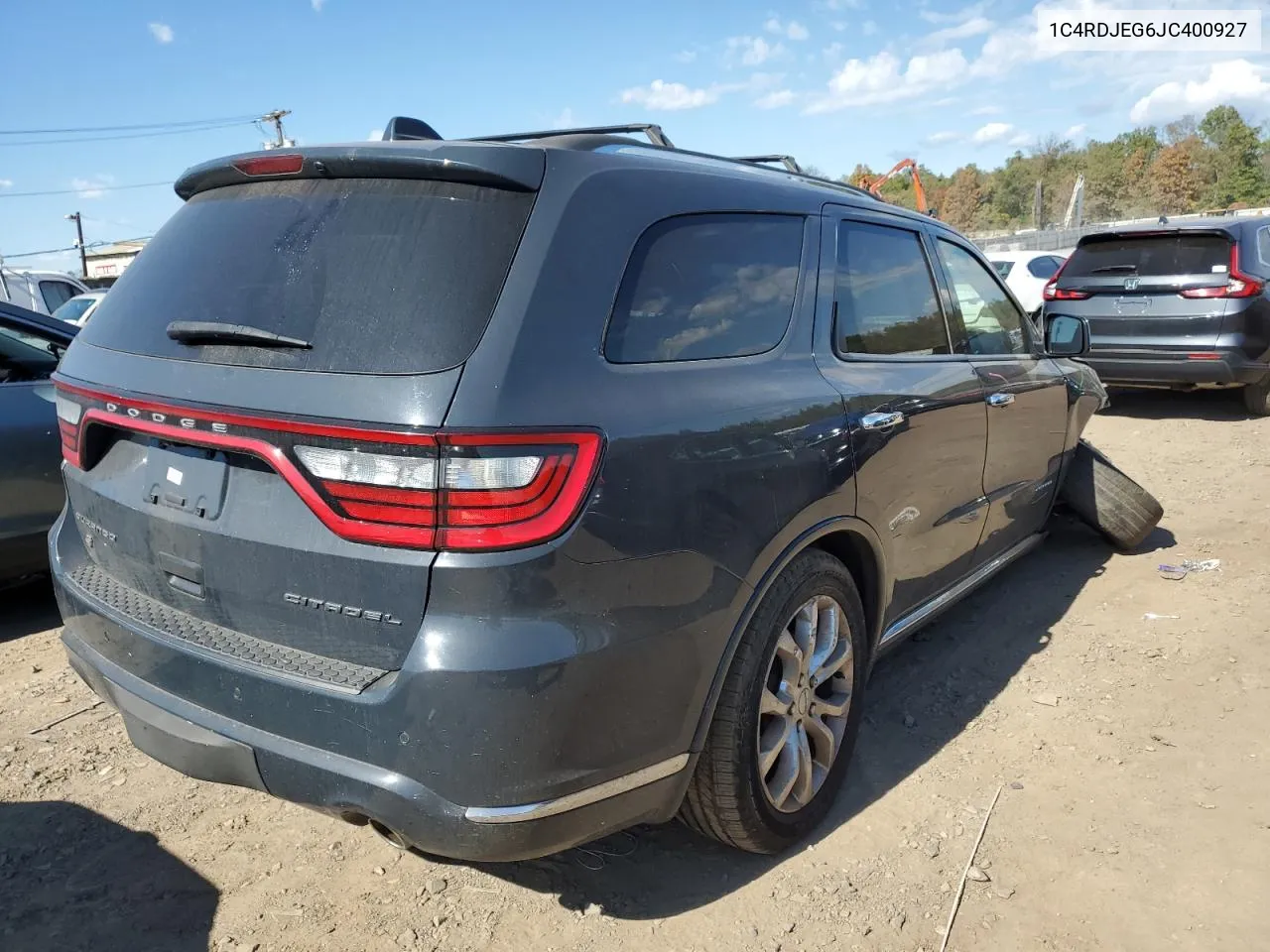 2018 Dodge Durango Citadel VIN: 1C4RDJEG6JC400927 Lot: 74744184