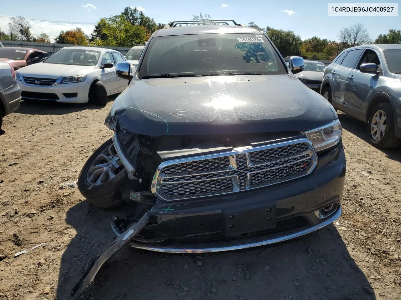 2018 Dodge Durango Citadel VIN: 1C4RDJEG6JC400927 Lot: 74744184