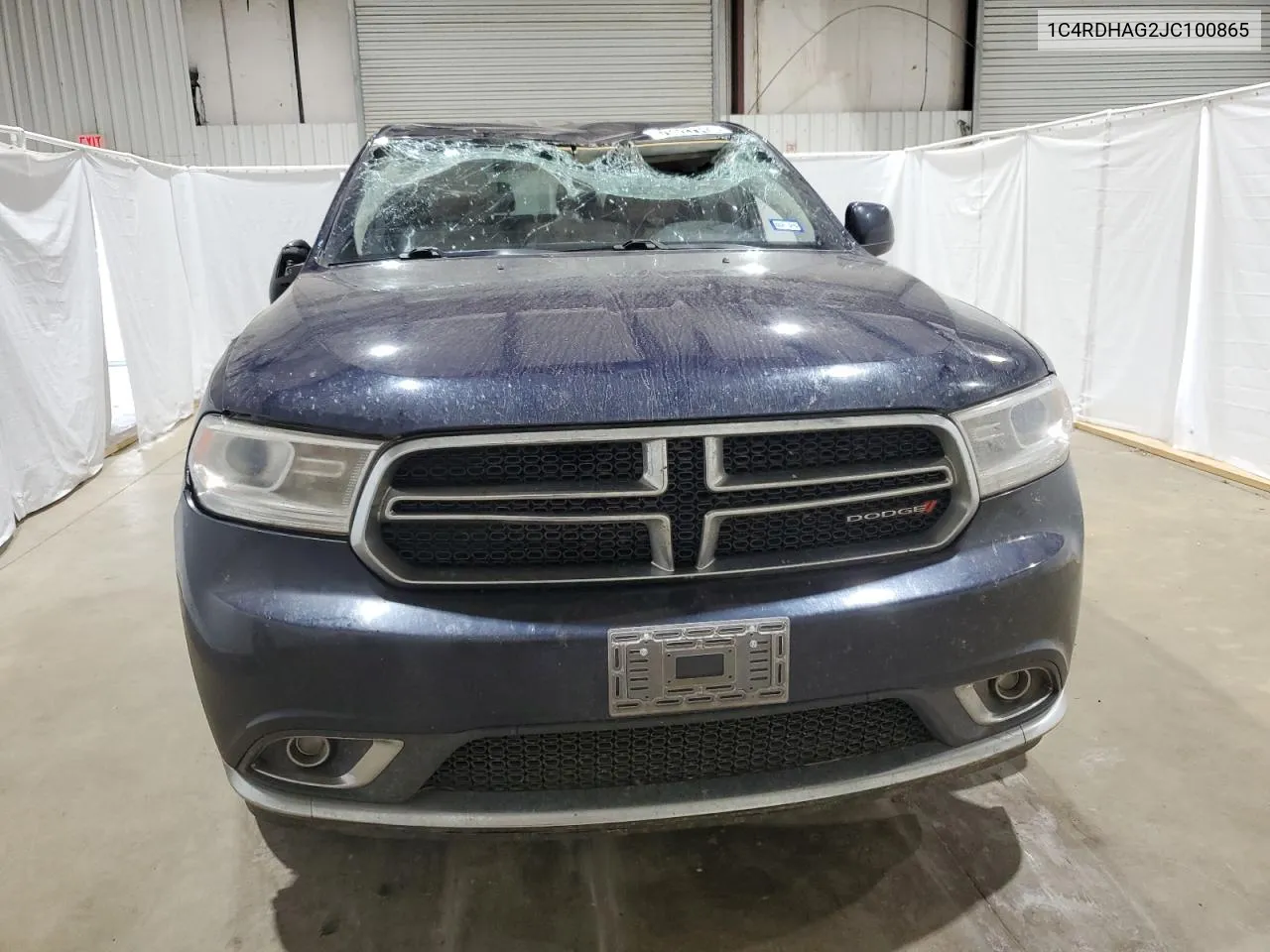 2018 Dodge Durango Sxt VIN: 1C4RDHAG2JC100865 Lot: 75027714