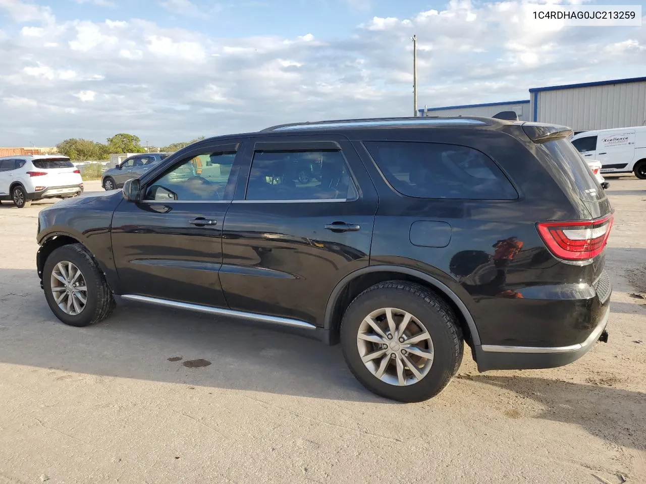 2018 Dodge Durango Sxt VIN: 1C4RDHAG0JC213259 Lot: 75195434