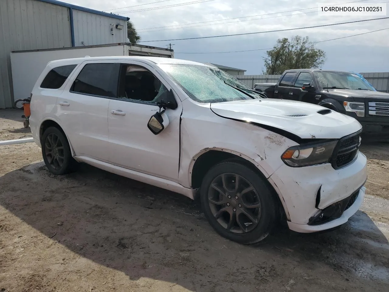 2018 Dodge Durango Gt VIN: 1C4RDHDG6JC100251 Lot: 75260054