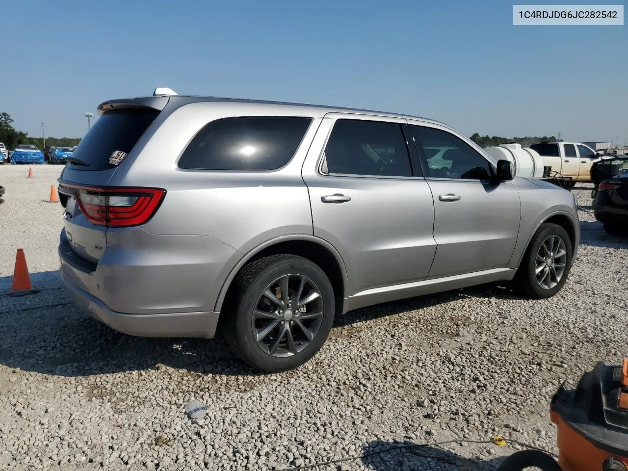 2018 Dodge Durango Gt VIN: 1C4RDJDG6JC282542 Lot: 75331914