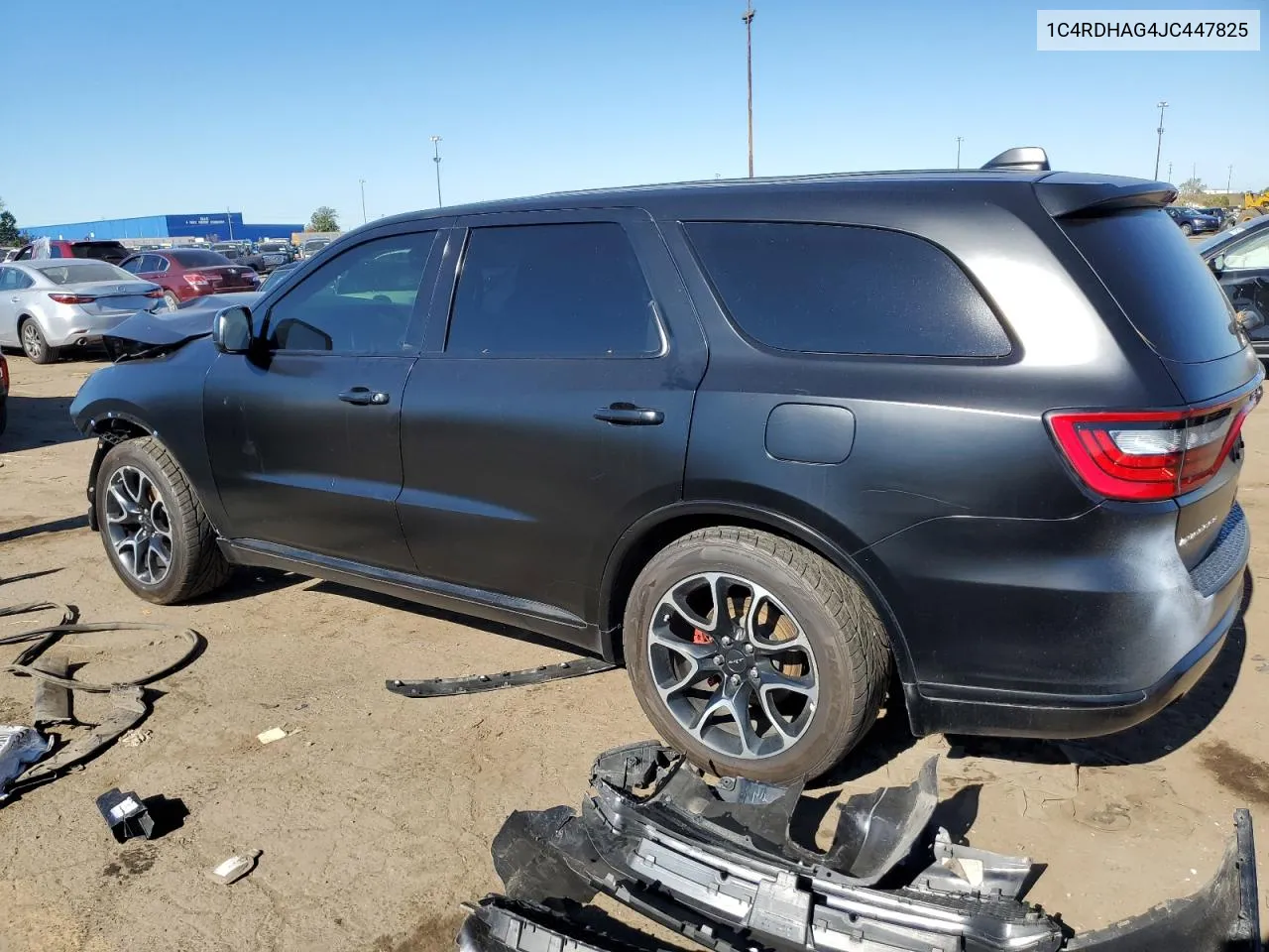 2018 Dodge Durango Sxt VIN: 1C4RDHAG4JC447825 Lot: 75684404