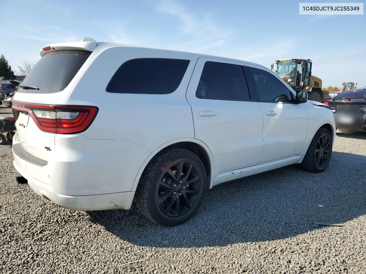 2018 Dodge Durango R/T VIN: 1C4SDJCT9JC255349 Lot: 75771804