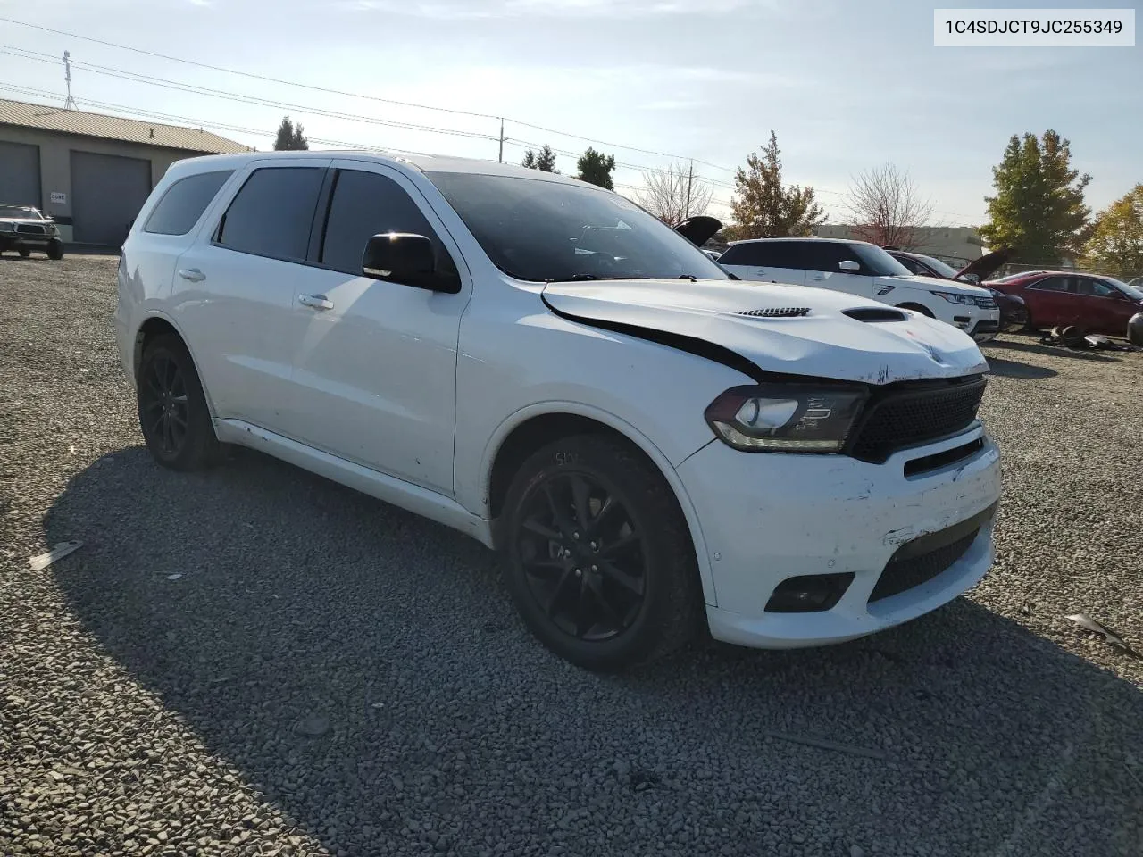 2018 Dodge Durango R/T VIN: 1C4SDJCT9JC255349 Lot: 75771804