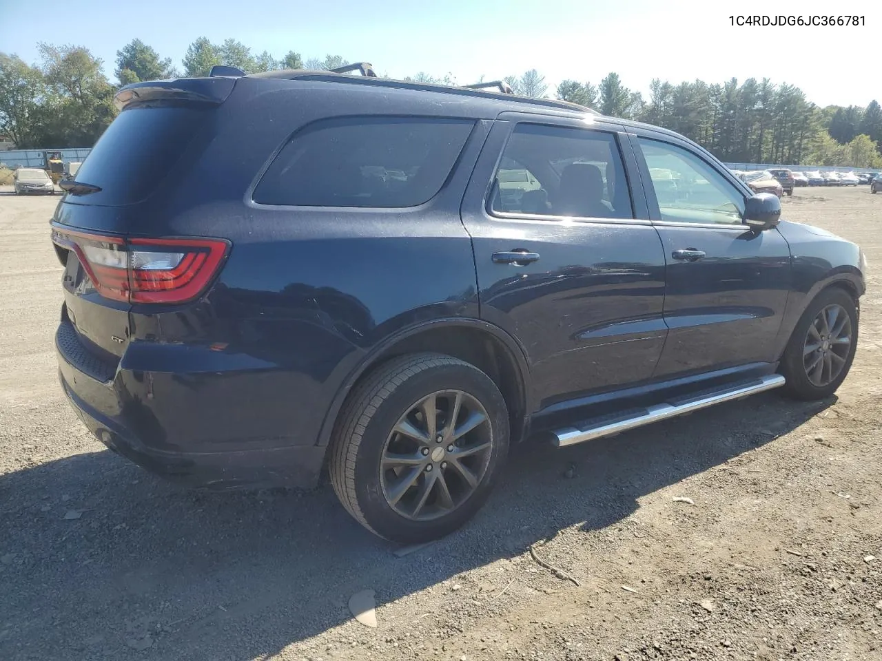 2018 Dodge Durango Gt VIN: 1C4RDJDG6JC366781 Lot: 75832354