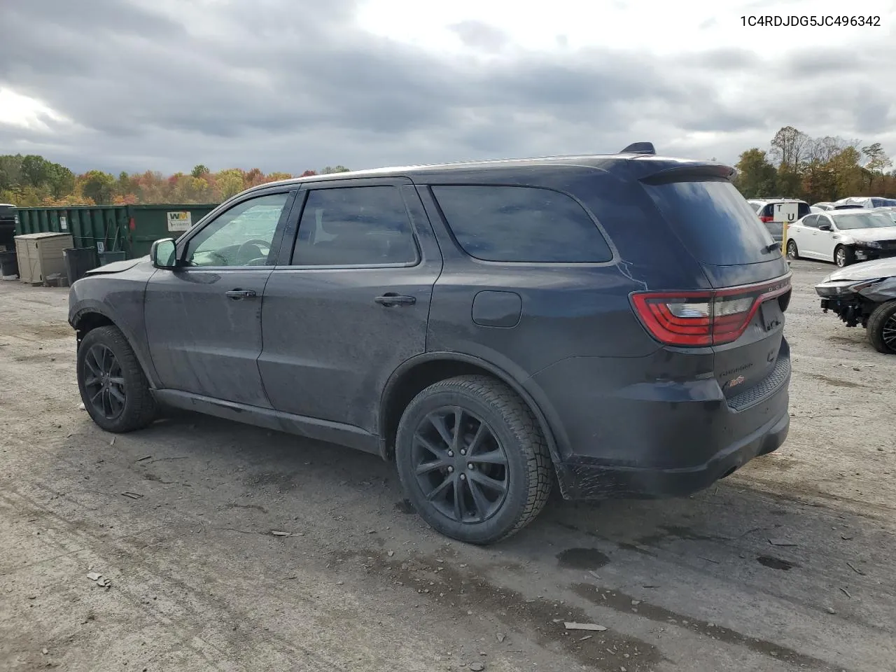 2018 Dodge Durango Gt VIN: 1C4RDJDG5JC496342 Lot: 76372304