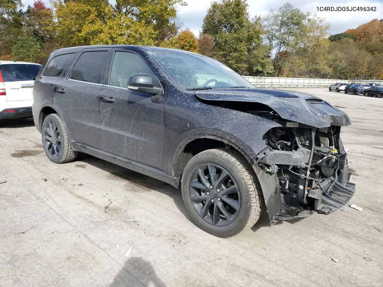 2018 Dodge Durango Gt VIN: 1C4RDJDG5JC496342 Lot: 76372304