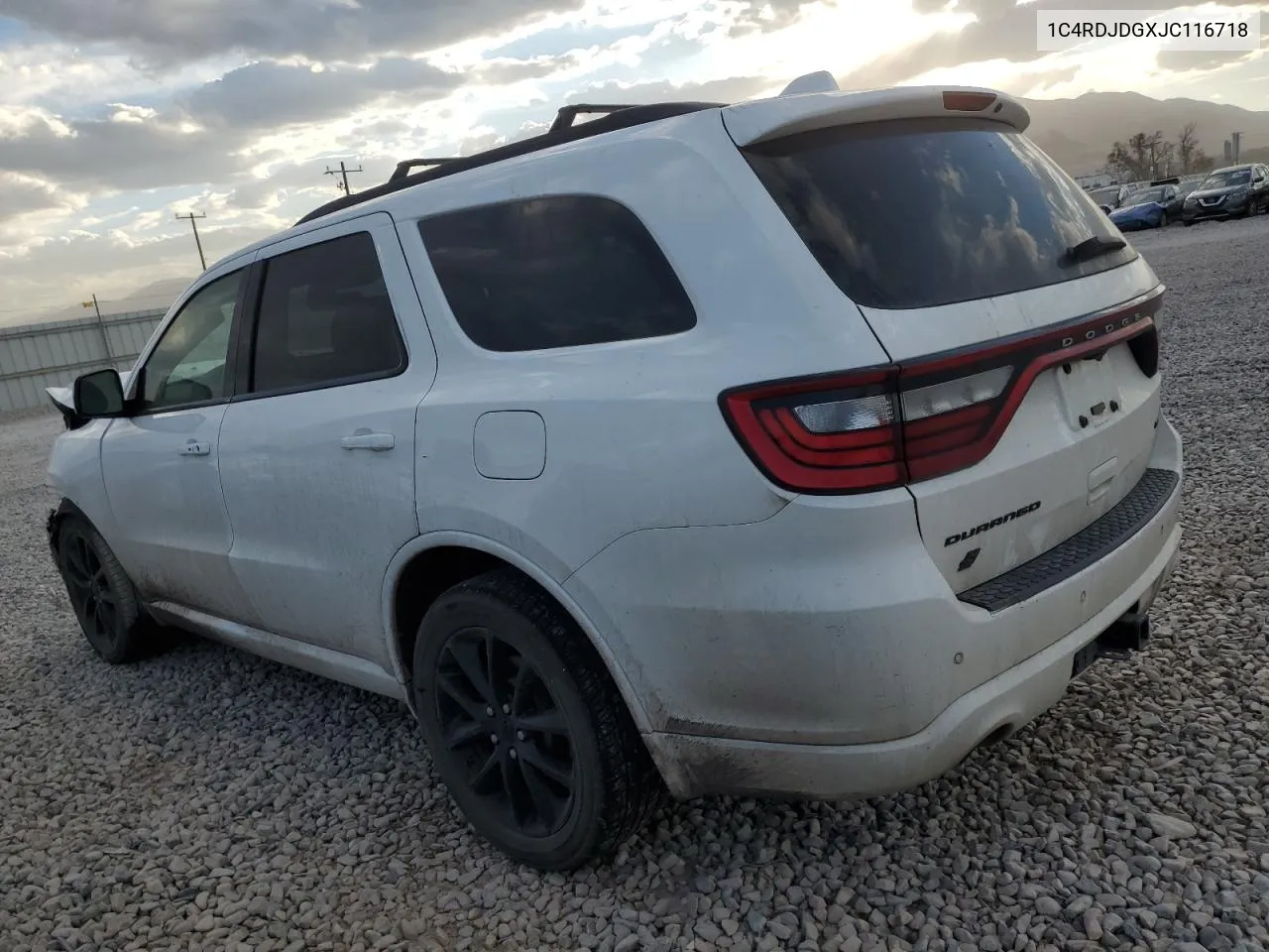 2018 Dodge Durango Gt VIN: 1C4RDJDGXJC116718 Lot: 76378254