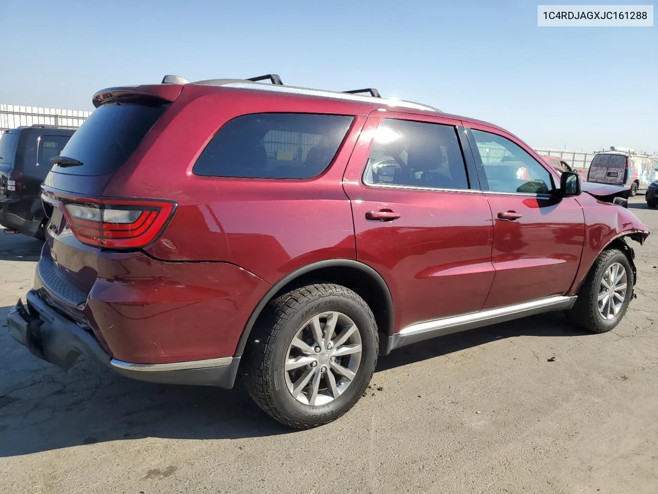 1C4RDJAGXJC161288 2018 Dodge Durango Sxt