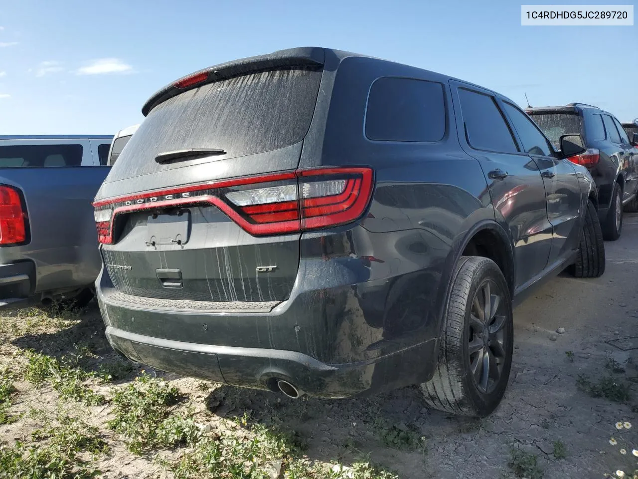 2018 Dodge Durango Gt VIN: 1C4RDHDG5JC289720 Lot: 76820694