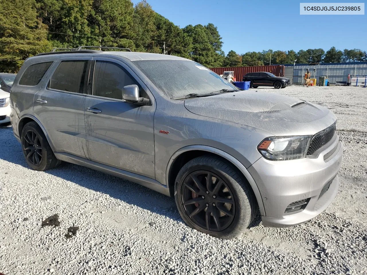 2018 Dodge Durango Srt VIN: 1C4SDJGJ5JC239805 Lot: 76983254