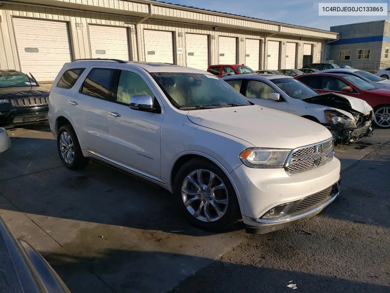 2018 Dodge Durango Citadel VIN: 1C4RDJEG0JC133865 Lot: 77616754