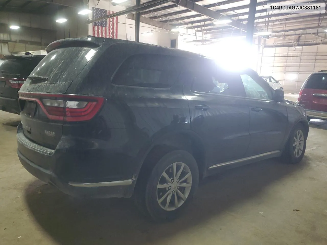 2018 Dodge Durango Sxt VIN: 1C4RDJAG7JC381181 Lot: 77816974