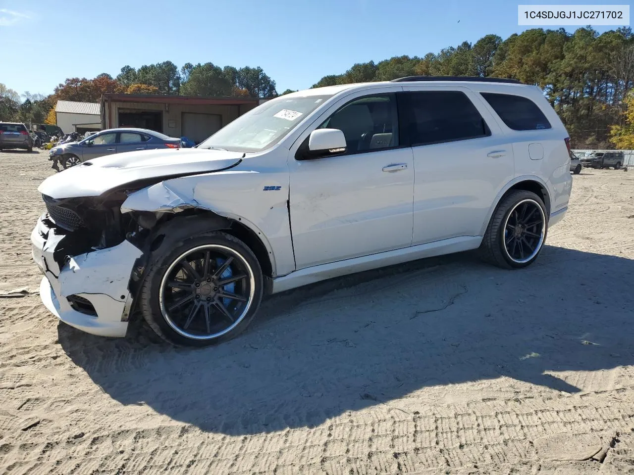 2018 Dodge Durango Srt VIN: 1C4SDJGJ1JC271702 Lot: 77846724