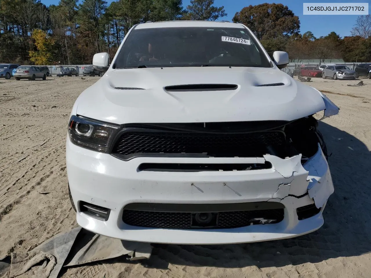 2018 Dodge Durango Srt VIN: 1C4SDJGJ1JC271702 Lot: 77846724