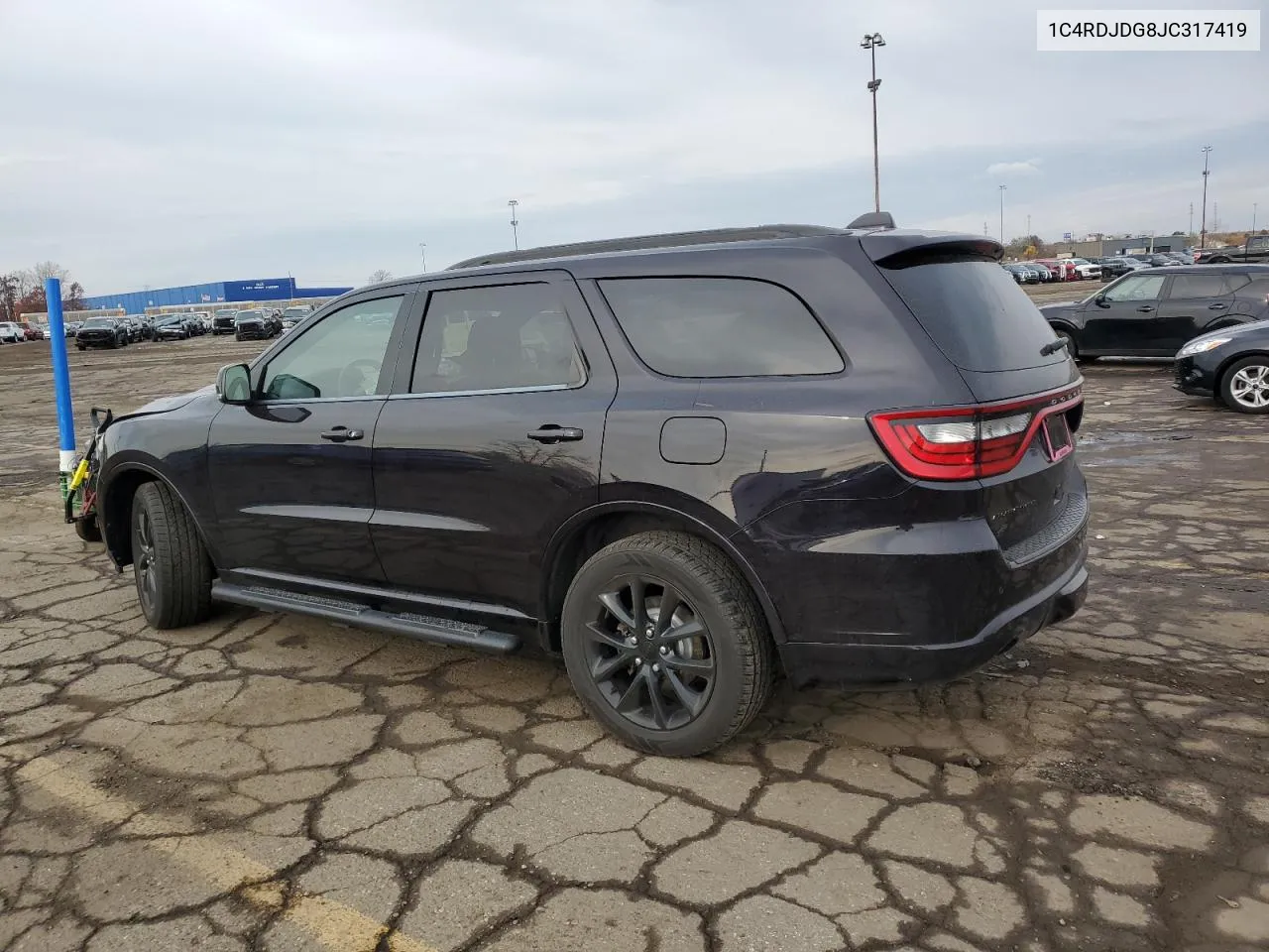 2018 Dodge Durango Gt VIN: 1C4RDJDG8JC317419 Lot: 78568794