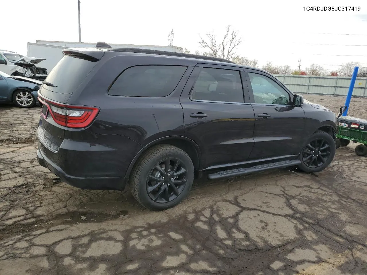 2018 Dodge Durango Gt VIN: 1C4RDJDG8JC317419 Lot: 78568794