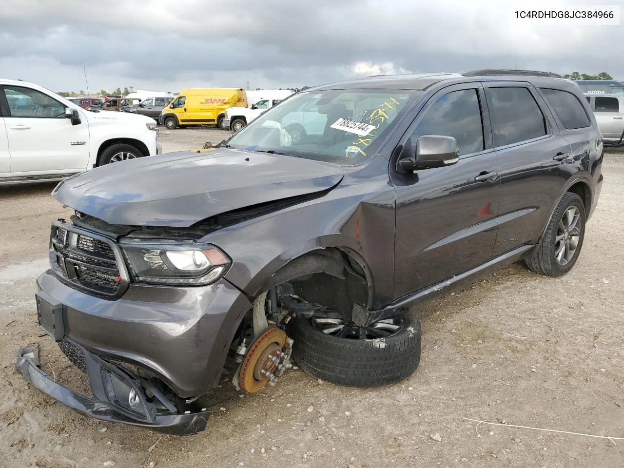 2018 Dodge Durango Gt VIN: 1C4RDHDG8JC384966 Lot: 78825744