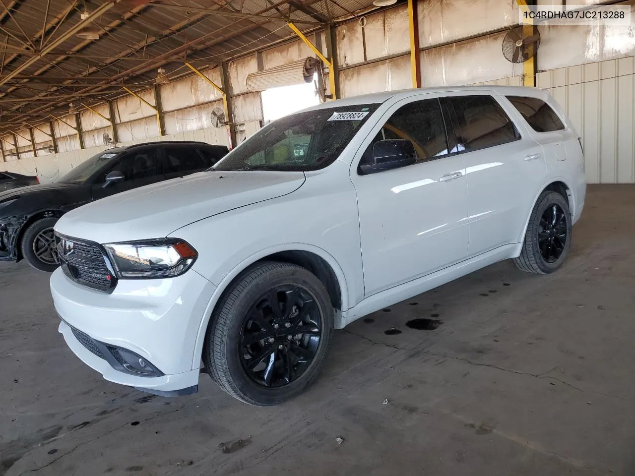 2018 Dodge Durango Sxt VIN: 1C4RDHAG7JC213288 Lot: 78928824