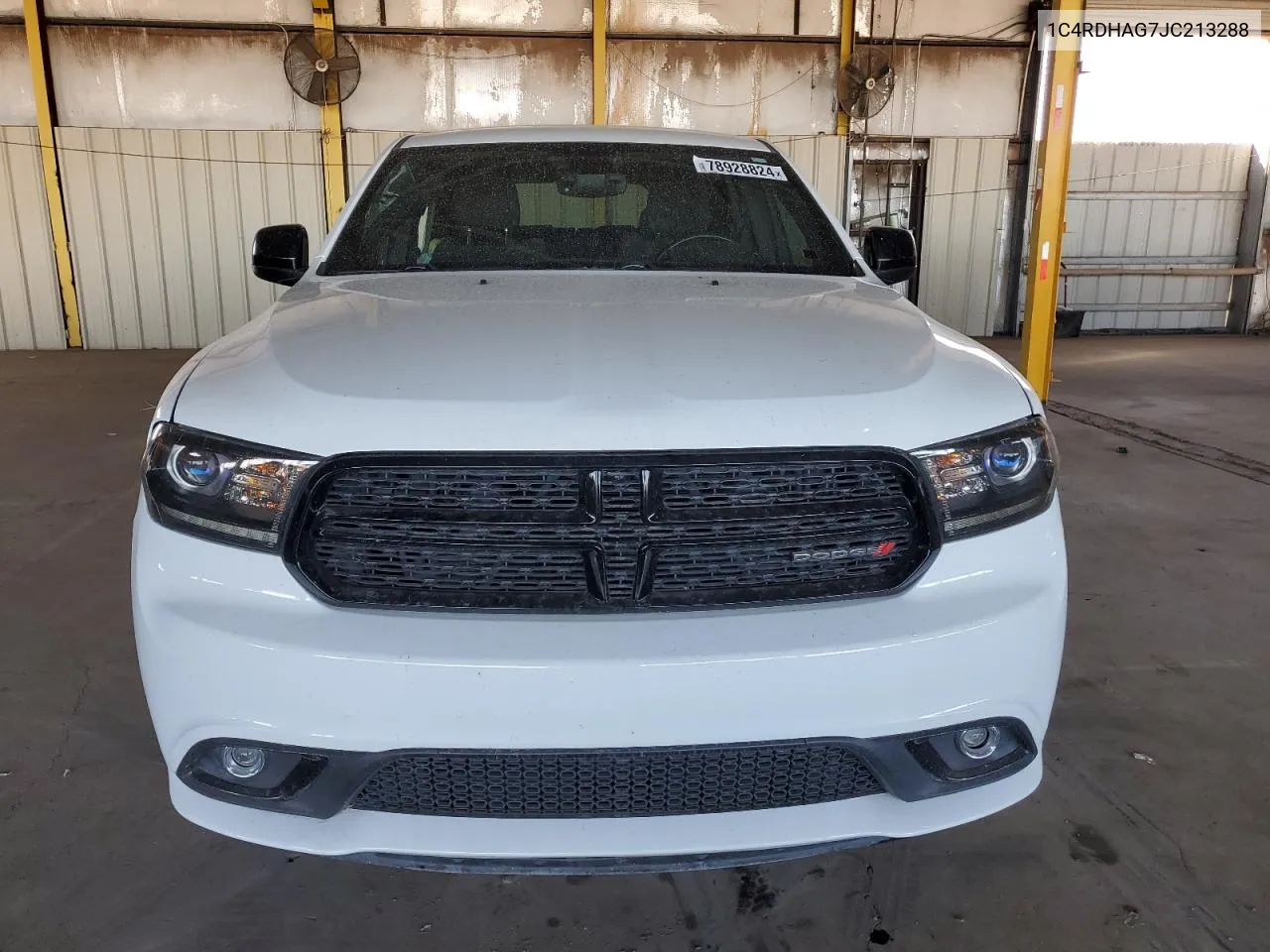 2018 Dodge Durango Sxt VIN: 1C4RDHAG7JC213288 Lot: 78928824