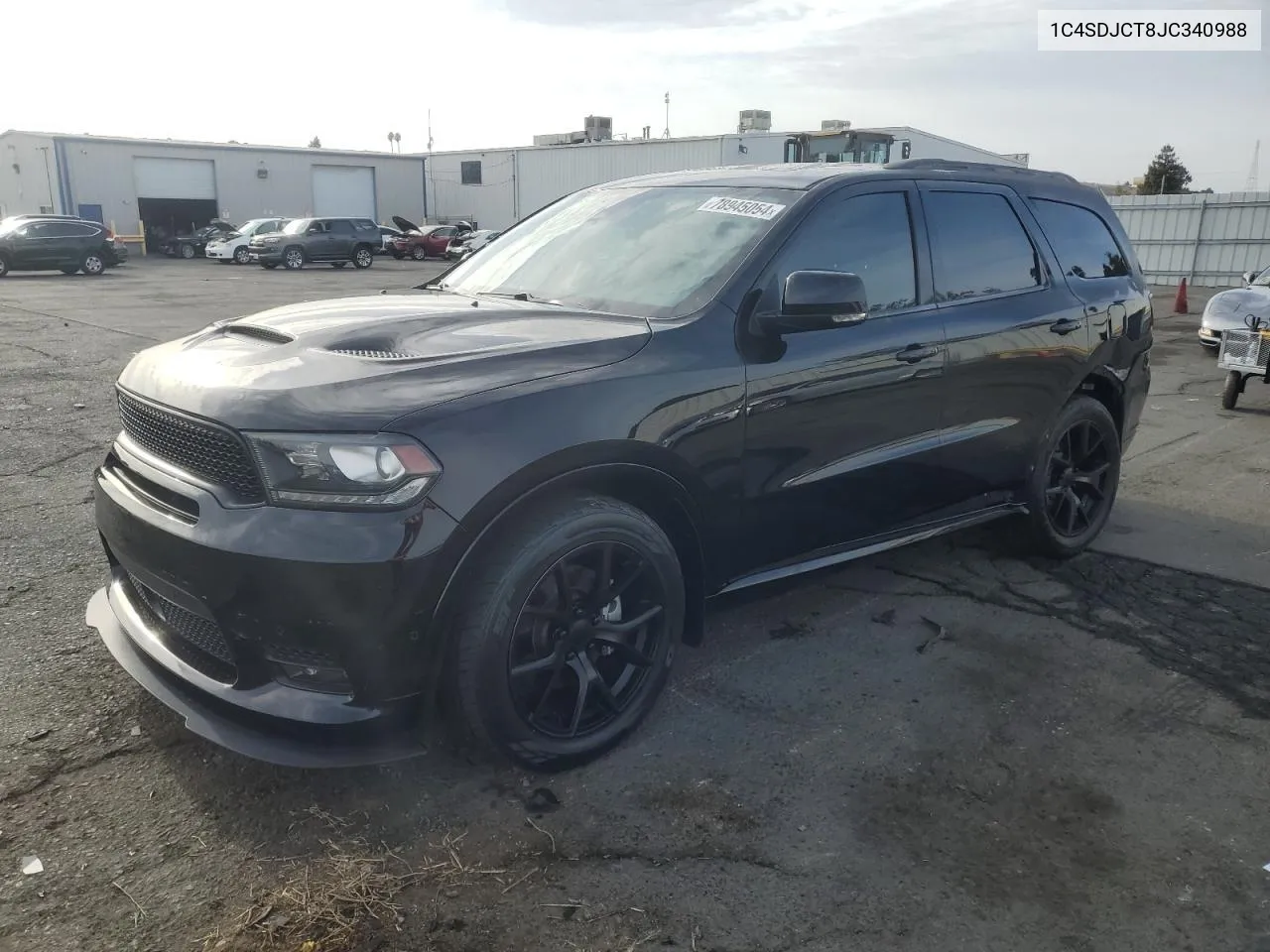 2018 Dodge Durango R/T VIN: 1C4SDJCT8JC340988 Lot: 78945054