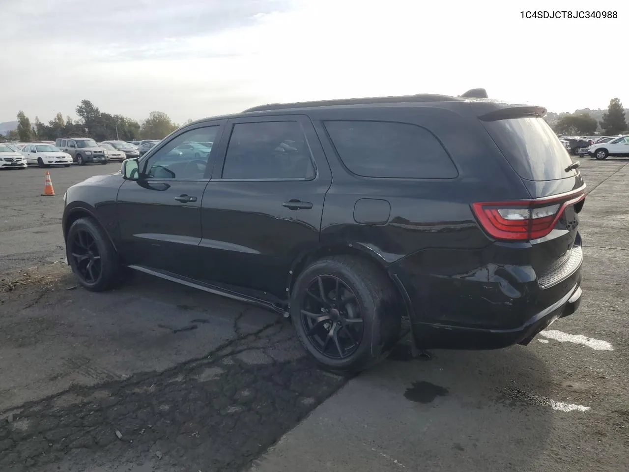 2018 Dodge Durango R/T VIN: 1C4SDJCT8JC340988 Lot: 78945054