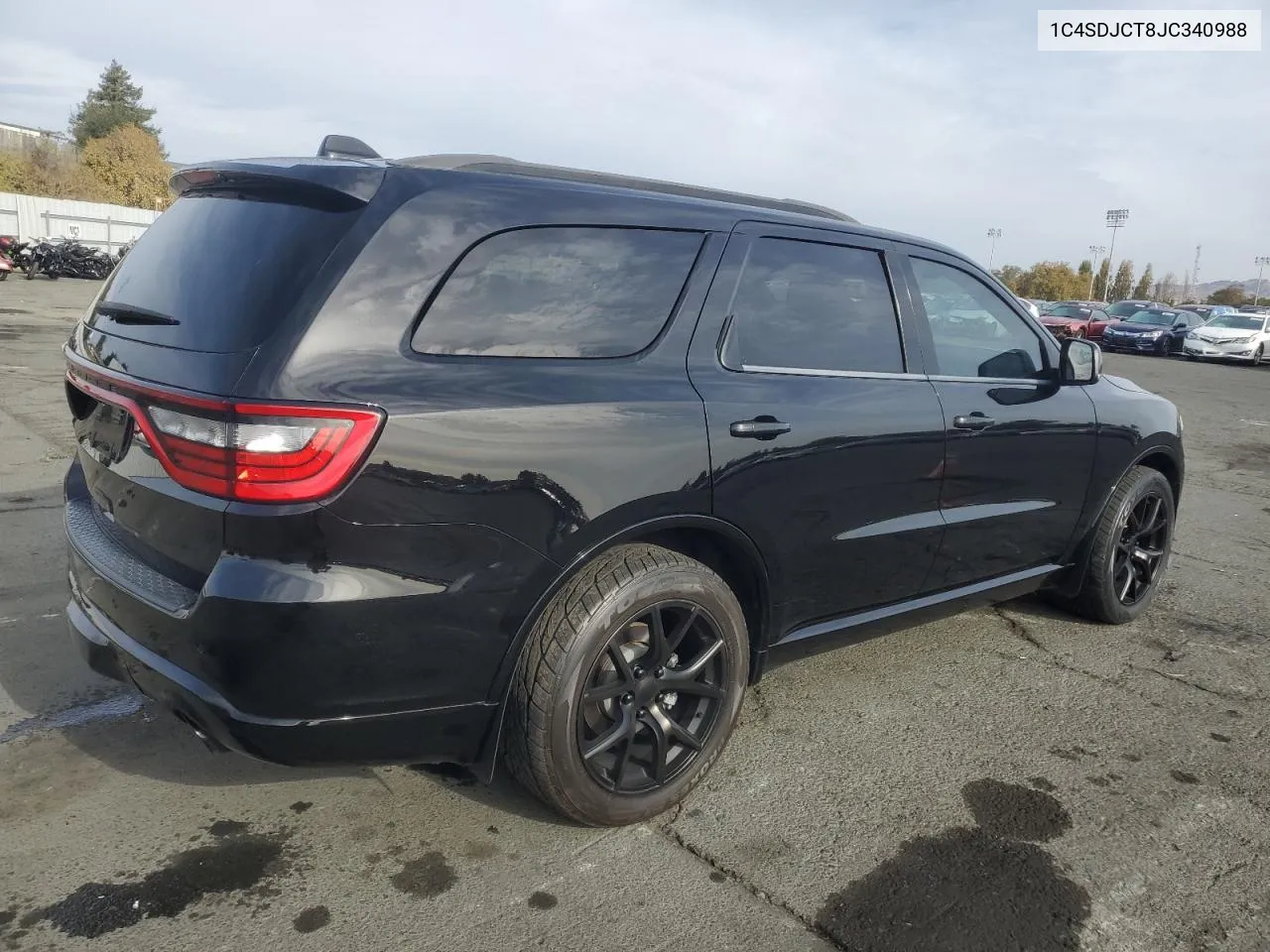 2018 Dodge Durango R/T VIN: 1C4SDJCT8JC340988 Lot: 78945054