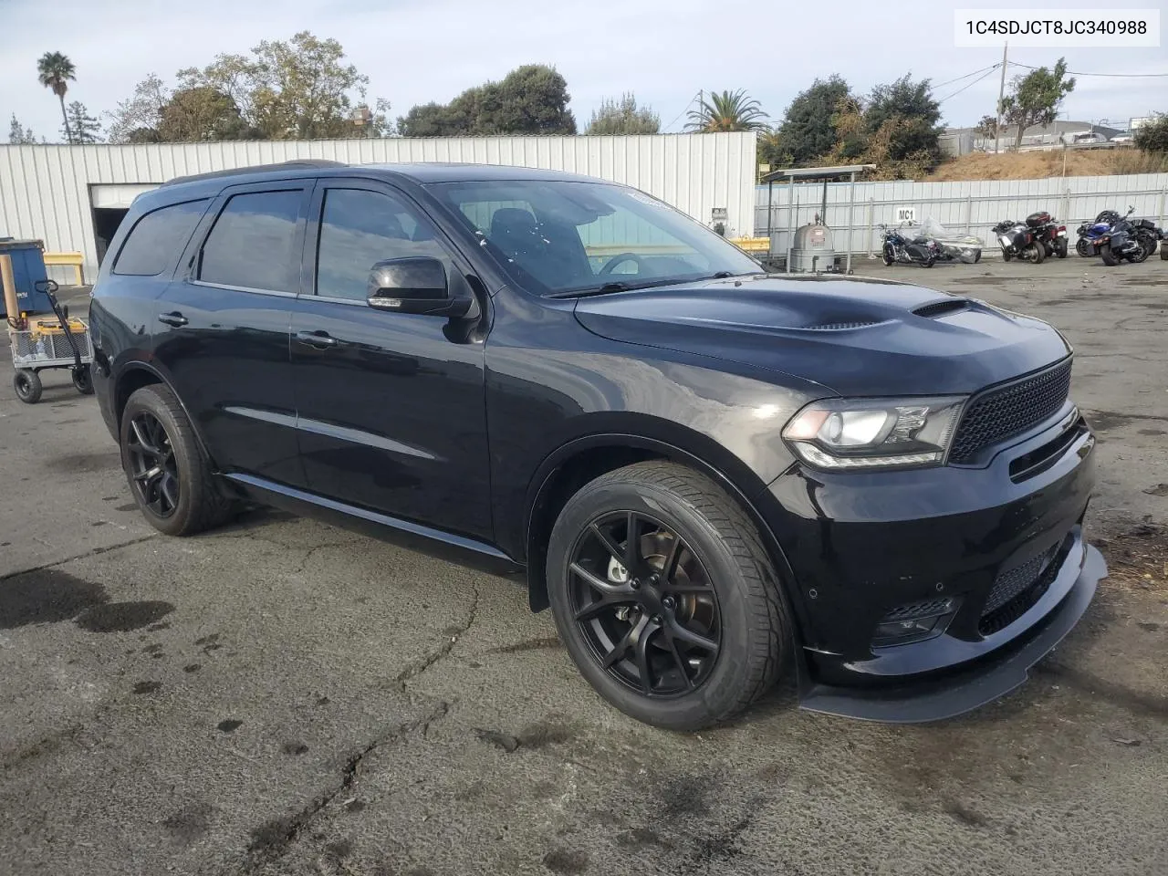 2018 Dodge Durango R/T VIN: 1C4SDJCT8JC340988 Lot: 78945054