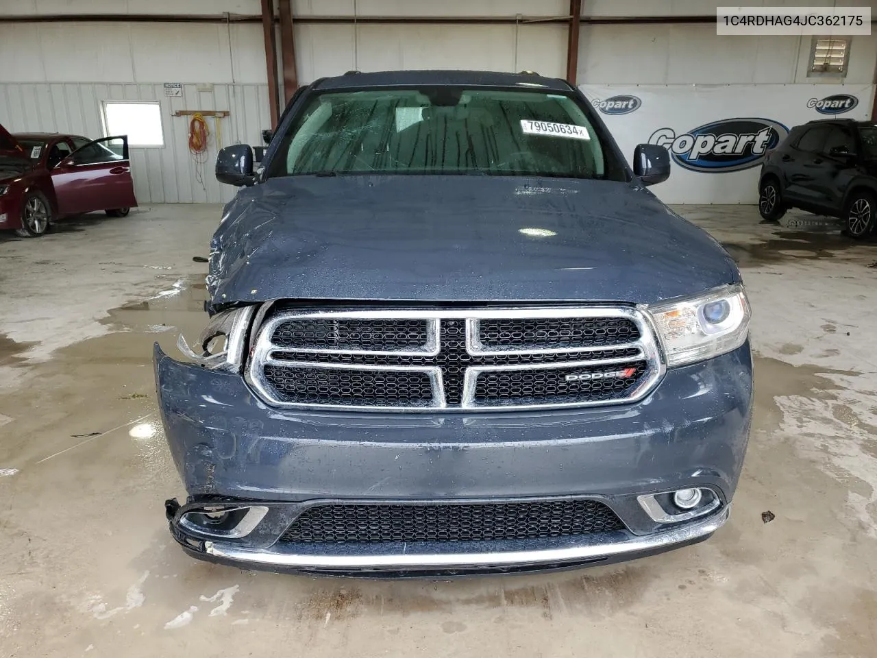 2018 Dodge Durango Sxt VIN: 1C4RDHAG4JC362175 Lot: 79050634