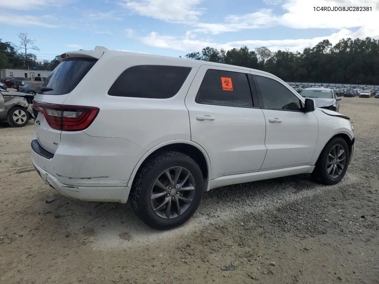 2018 Dodge Durango Gt VIN: 1C4RDJDG8JC282381 Lot: 79239954