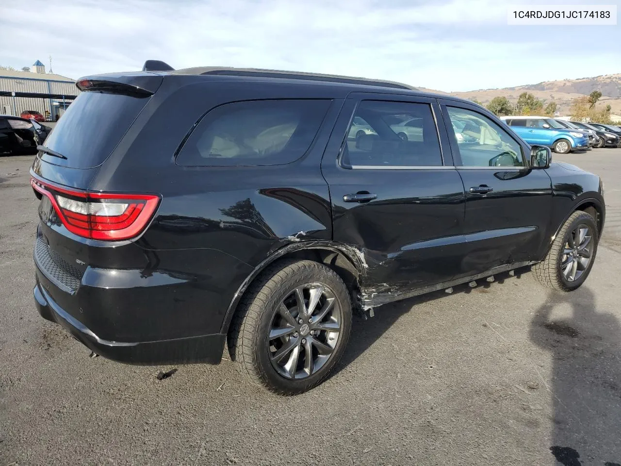 2018 Dodge Durango Gt VIN: 1C4RDJDG1JC174183 Lot: 79517154