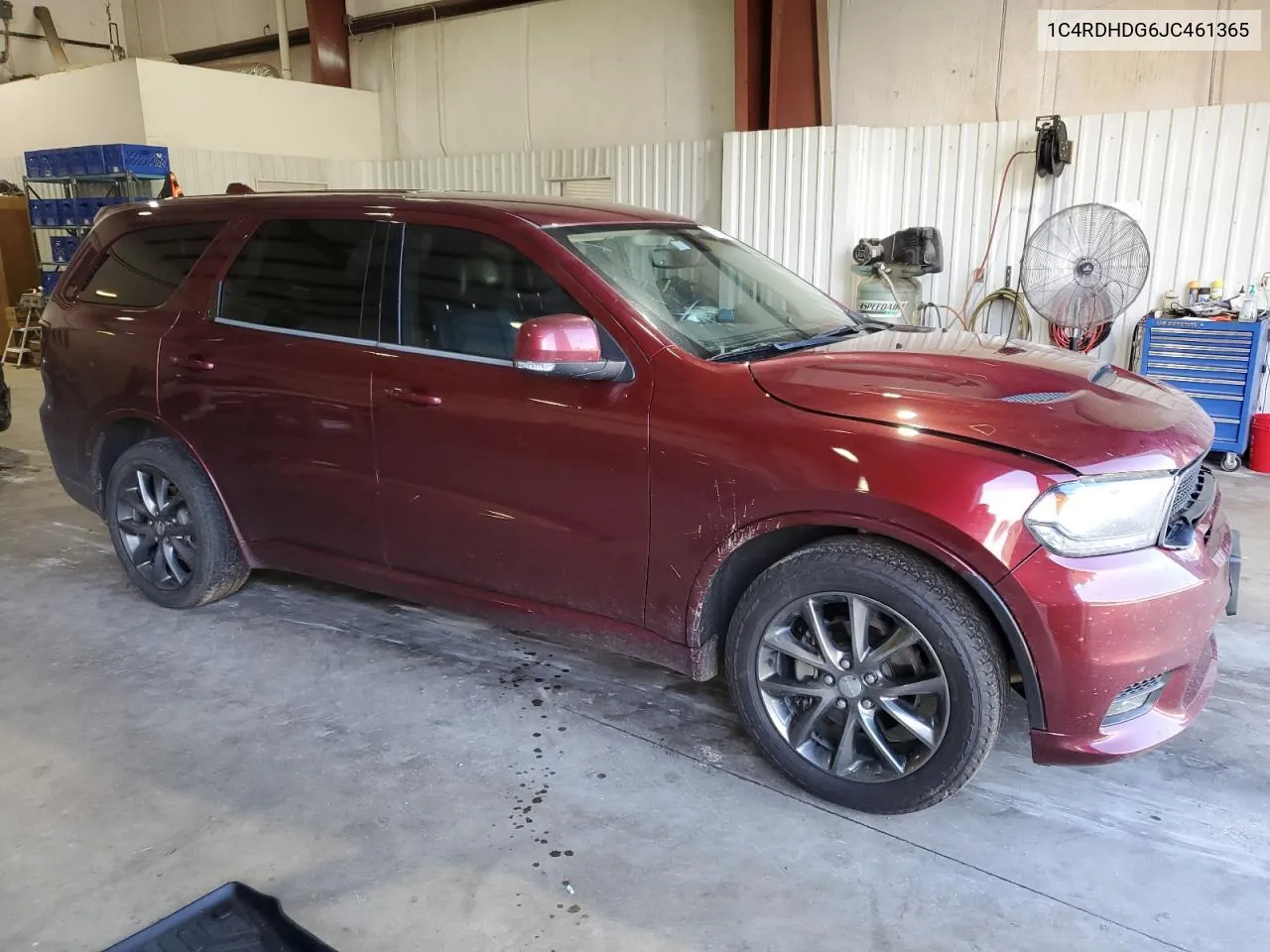 2018 Dodge Durango Gt VIN: 1C4RDHDG6JC461365 Lot: 79584874