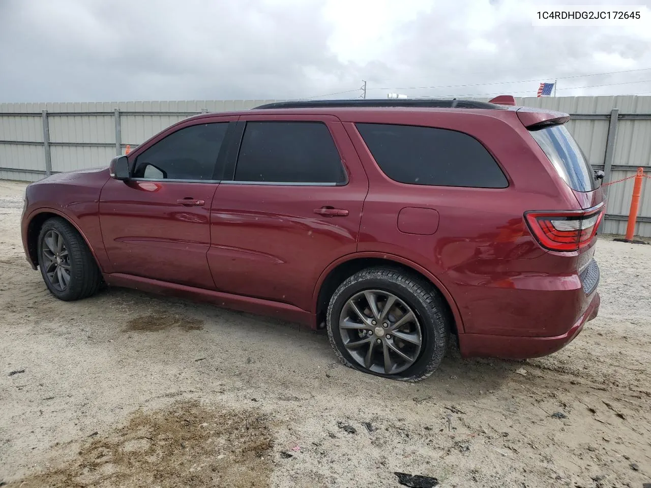 2018 Dodge Durango Gt VIN: 1C4RDHDG2JC172645 Lot: 79643214