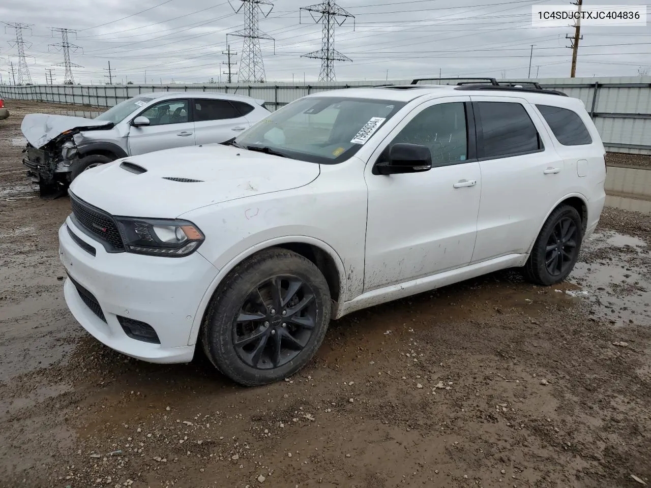 2018 Dodge Durango R/T VIN: 1C4SDJCTXJC404836 Lot: 79689034