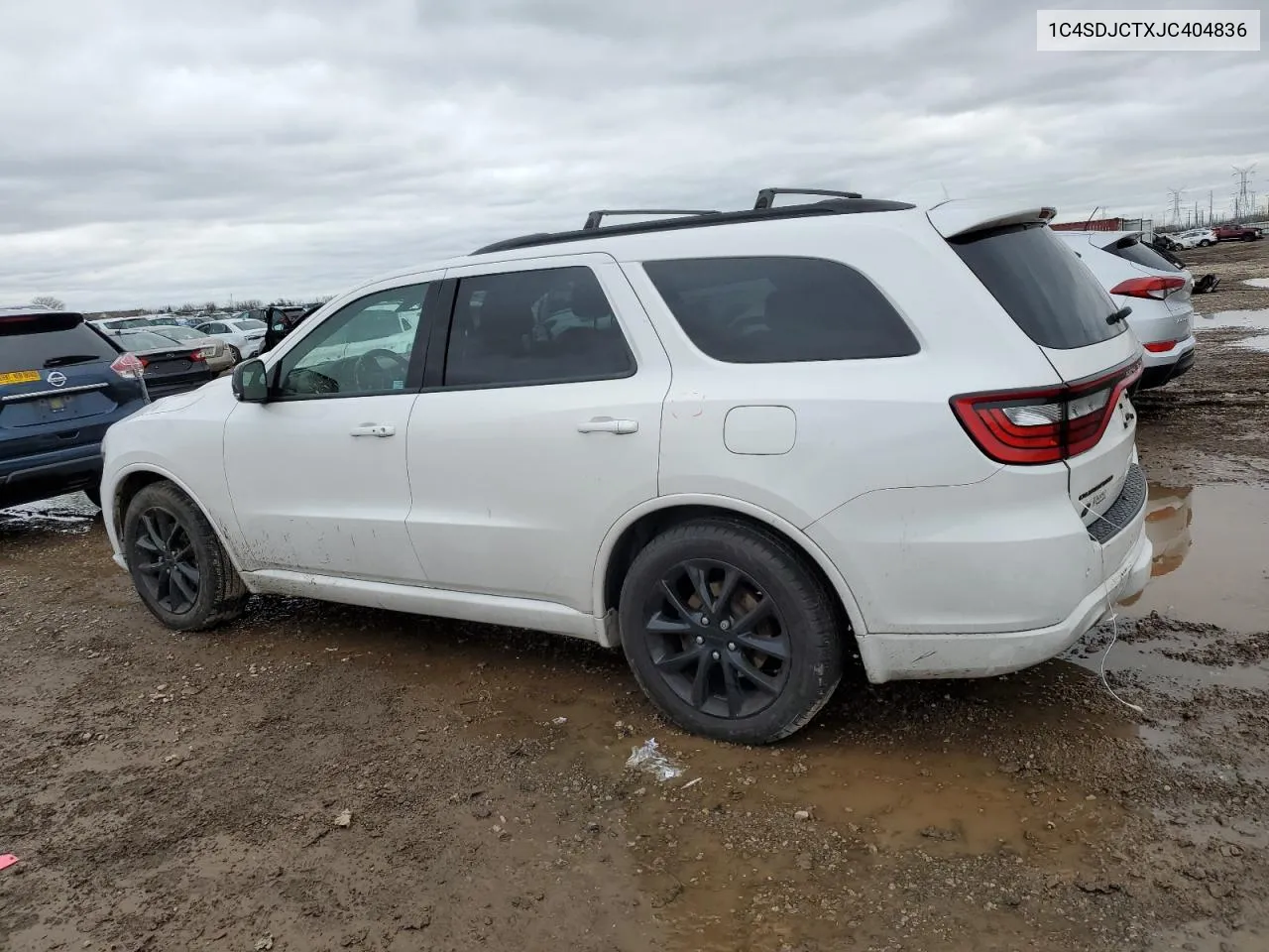 2018 Dodge Durango R/T VIN: 1C4SDJCTXJC404836 Lot: 79689034